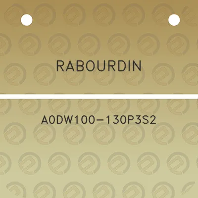 rabourdin-a0dw100-130p3s2