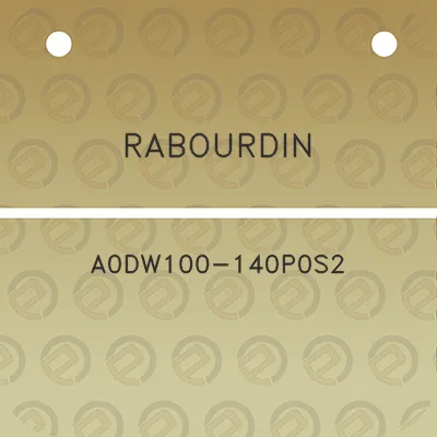 rabourdin-a0dw100-140p0s2