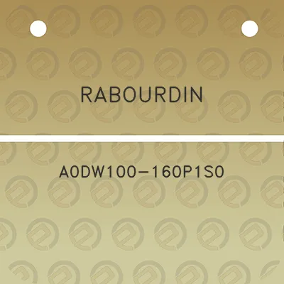 rabourdin-a0dw100-160p1s0