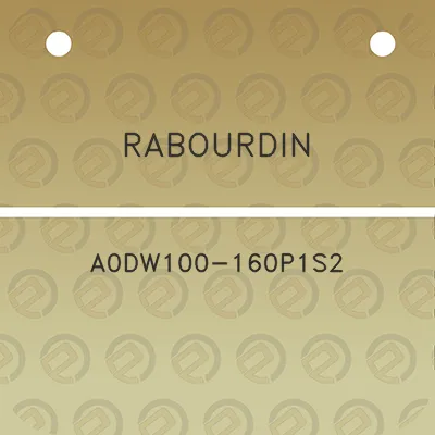 rabourdin-a0dw100-160p1s2