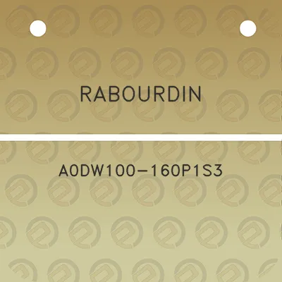 rabourdin-a0dw100-160p1s3