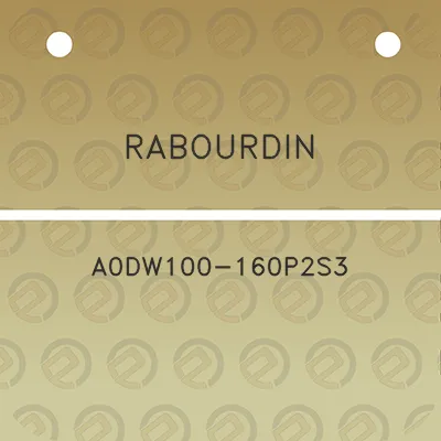 rabourdin-a0dw100-160p2s3