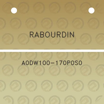 rabourdin-a0dw100-170p0s0