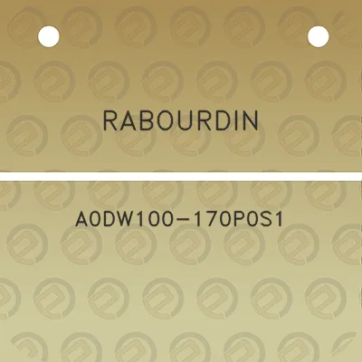 rabourdin-a0dw100-170p0s1