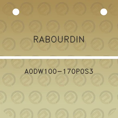 rabourdin-a0dw100-170p0s3