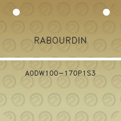 rabourdin-a0dw100-170p1s3