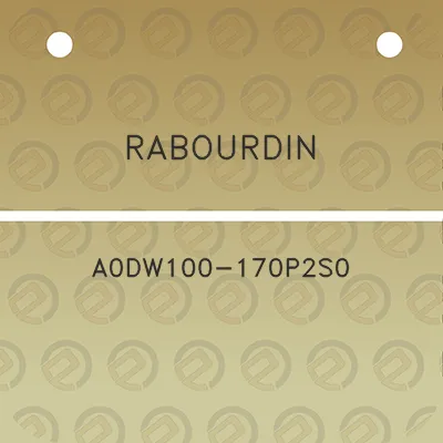 rabourdin-a0dw100-170p2s0