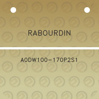 rabourdin-a0dw100-170p2s1