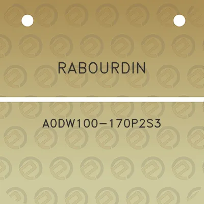 rabourdin-a0dw100-170p2s3