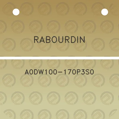 rabourdin-a0dw100-170p3s0