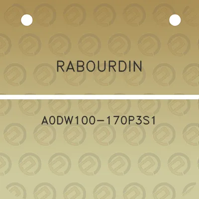 rabourdin-a0dw100-170p3s1