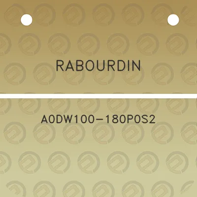 rabourdin-a0dw100-180p0s2