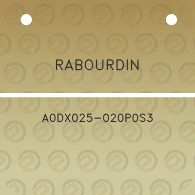 rabourdin-a0dx025-020p0s3