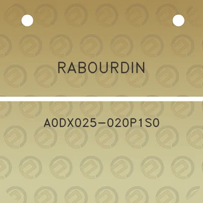 rabourdin-a0dx025-020p1s0