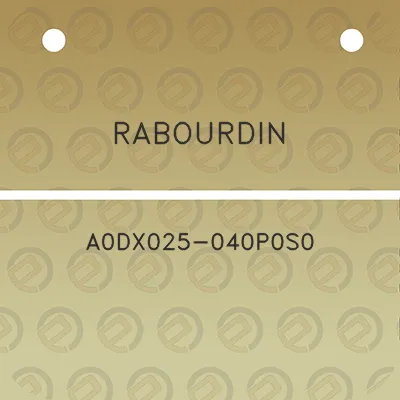 rabourdin-a0dx025-040p0s0