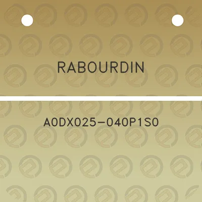 rabourdin-a0dx025-040p1s0