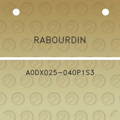 rabourdin-a0dx025-040p1s3