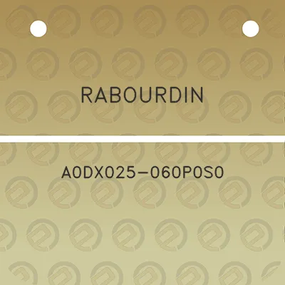 rabourdin-a0dx025-060p0s0