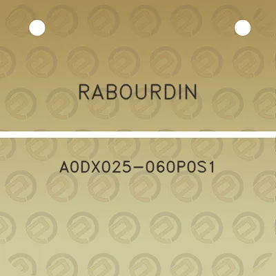 rabourdin-a0dx025-060p0s1