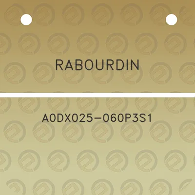 rabourdin-a0dx025-060p3s1