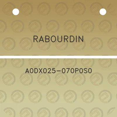 rabourdin-a0dx025-070p0s0