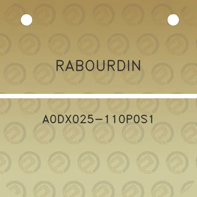 rabourdin-a0dx025-110p0s1