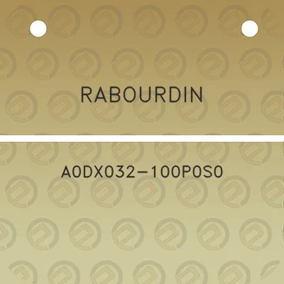 rabourdin-a0dx032-100p0s0