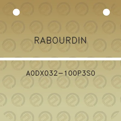 rabourdin-a0dx032-100p3s0