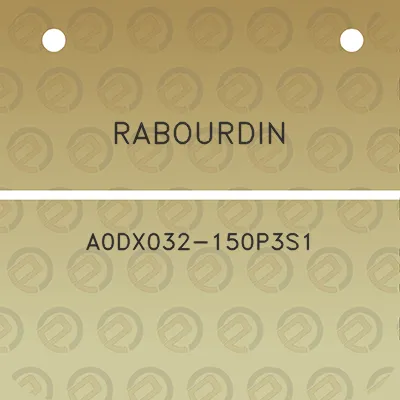 rabourdin-a0dx032-150p3s1