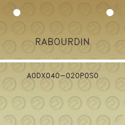 rabourdin-a0dx040-020p0s0