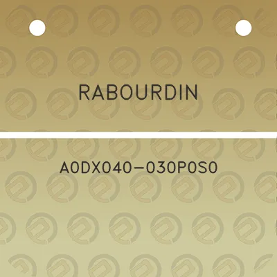 rabourdin-a0dx040-030p0s0