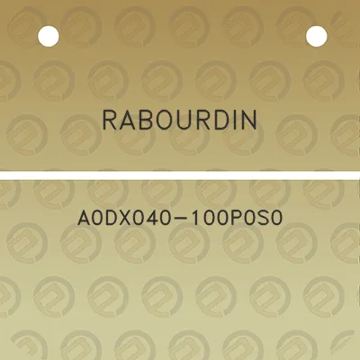 rabourdin-a0dx040-100p0s0