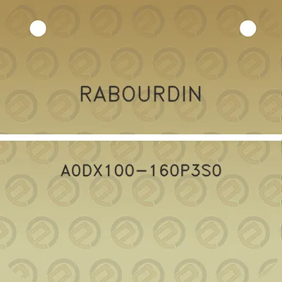 rabourdin-a0dx100-160p3s0