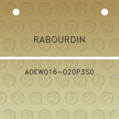 rabourdin-a0ew016-020p3s0