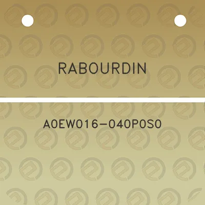 rabourdin-a0ew016-040p0s0