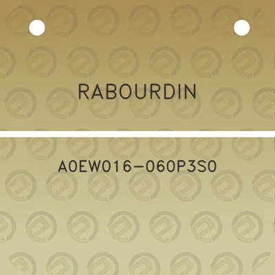 rabourdin-a0ew016-060p3s0