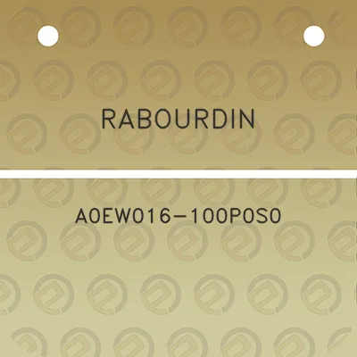 rabourdin-a0ew016-100p0s0