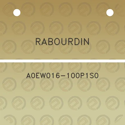 rabourdin-a0ew016-100p1s0