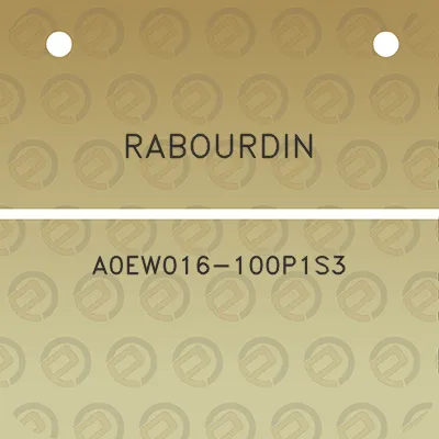 rabourdin-a0ew016-100p1s3