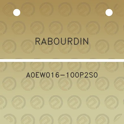 rabourdin-a0ew016-100p2s0