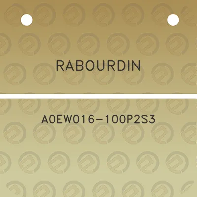 rabourdin-a0ew016-100p2s3