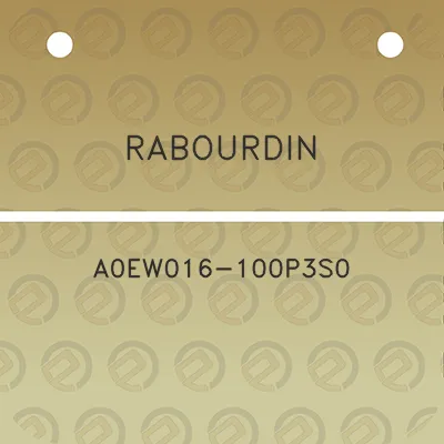 rabourdin-a0ew016-100p3s0