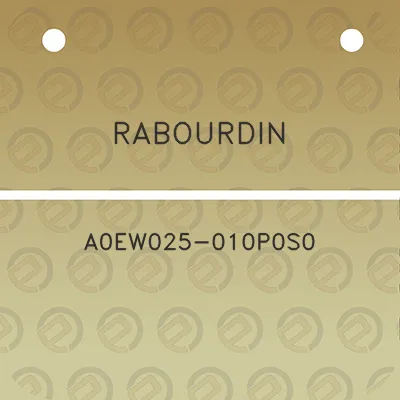 rabourdin-a0ew025-010p0s0