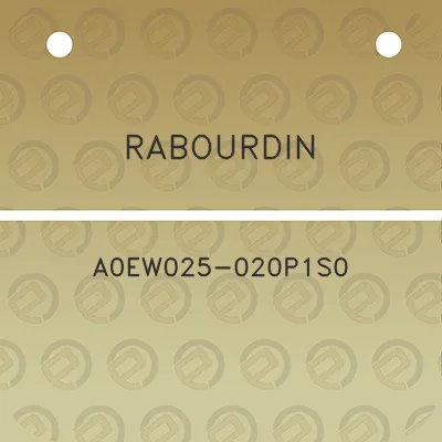 rabourdin-a0ew025-020p1s0