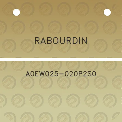 rabourdin-a0ew025-020p2s0