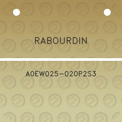 rabourdin-a0ew025-020p2s3