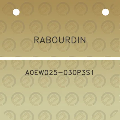 rabourdin-a0ew025-030p3s1