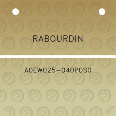 rabourdin-a0ew025-040p0s0