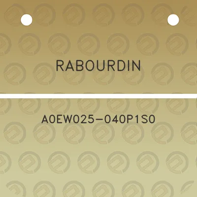 rabourdin-a0ew025-040p1s0