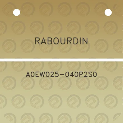 rabourdin-a0ew025-040p2s0